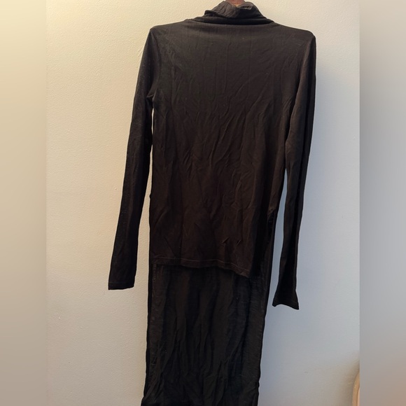 Ann Demeulemeester Black Long Sleeve Turkeneck - Picture 3 of 6
